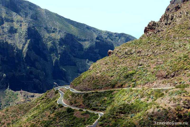 Горная дорога на Тенерифе